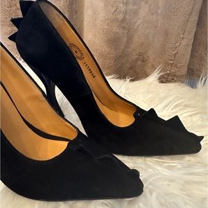 John Fluevog THE QUEEN OF THE SKIES VENUS Black size 8